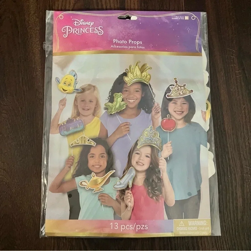 Disney Princess Photo Props | Assorted Designs | 13 Pcs